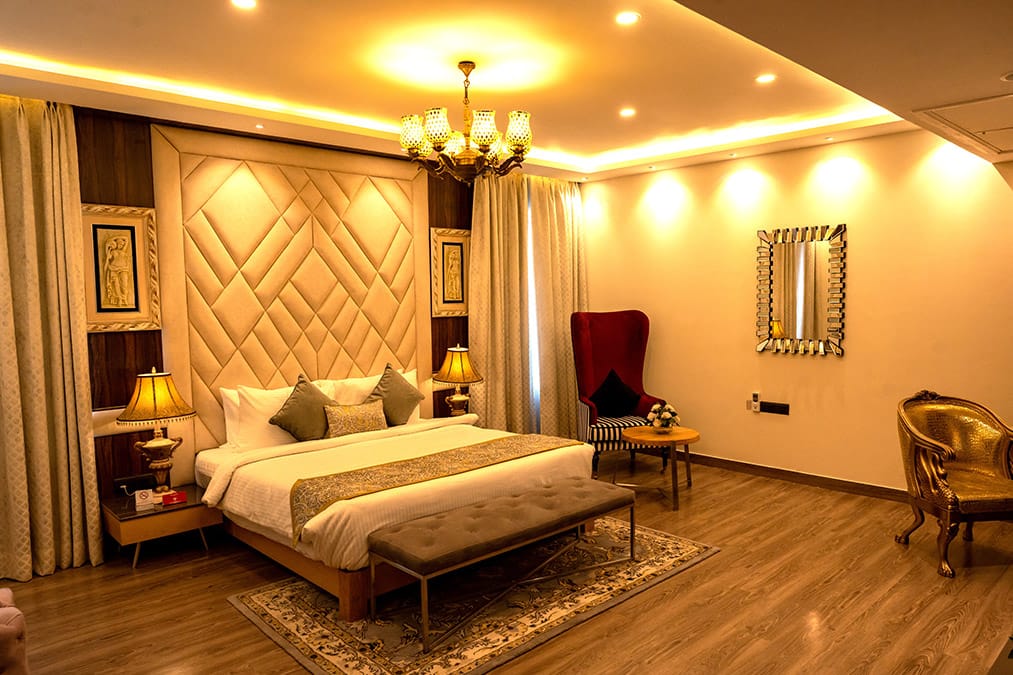 Luxury Suite at Sri Janaki Mahal Trust Ayodhya — Premium suite with all amenities for a luxurious experience